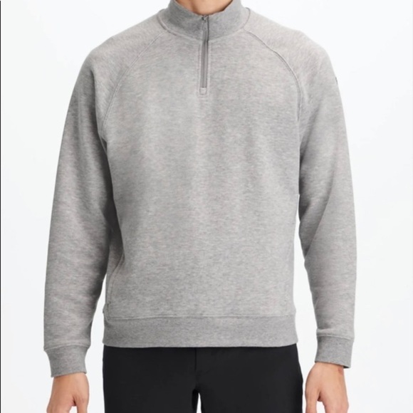 FABLETICS THE GO TO 1/4 ZIP FRONT SWEATSHIRT GRAY - Picture 1 of 5